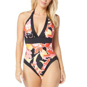 Carmen Marc Valvo Halter One-Piece